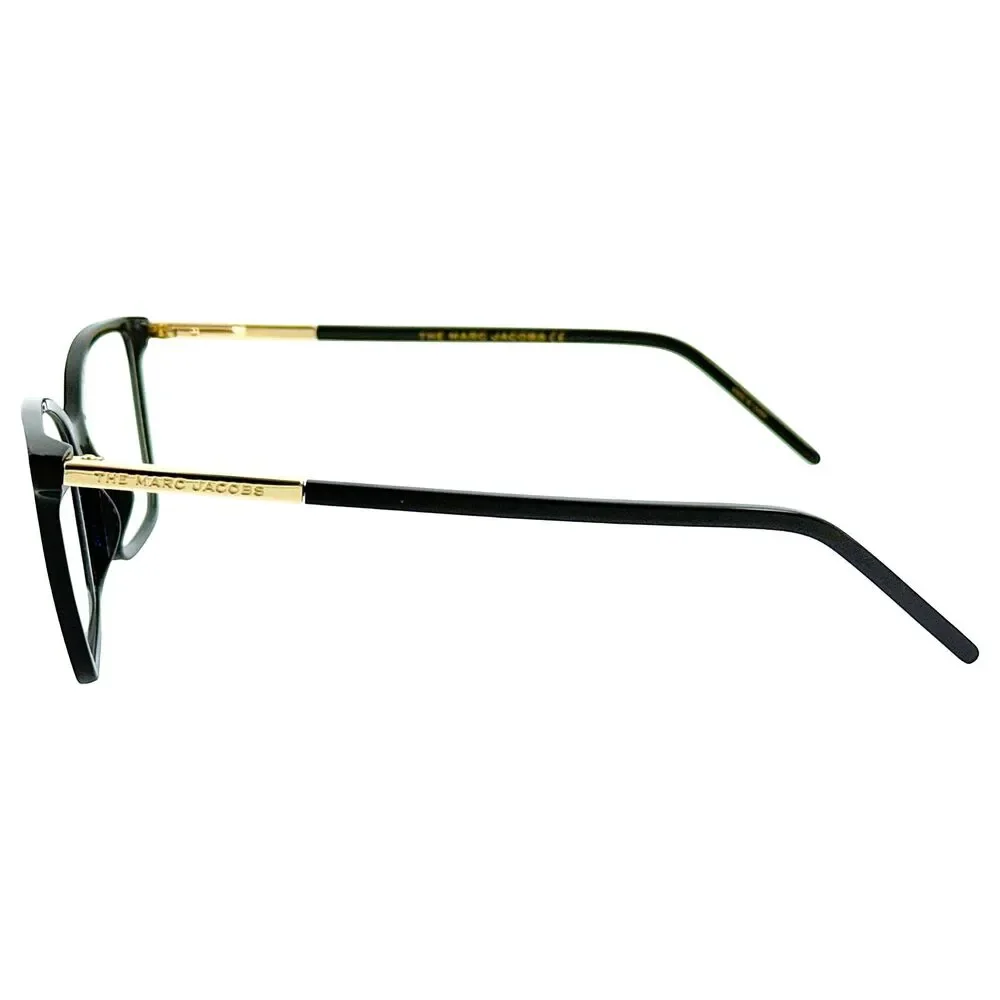Marc Jacobs Marc 544 Womens Plastic Eyeglass Frame 807 Black 54-17 Spring Hinges